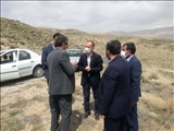 بازدید معاون حفاظت و بهره برداری شرکت آب منطقه ای تهران از کارخانه آهک در شهرستان فیروزکوه