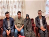 ادای احترام فرماندار شمیرانات به خانواده معظم شهید بیگلری