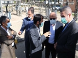 بازدید مسئولان استانی و شهرستانی از پست برق 63 کیلو ولت شهید عامری