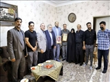  دیدار شهردار باقرشهر با خانواده معزز شهید مسعود غلامحسینی 
