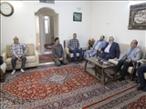  دیدار شهردار باقرشهر با خانواده معزز شهید امیر پوردارایی 

