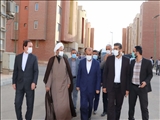 بازدید وزیر راه و شهرسازی از مجتمع 1100 واحدی سبحان در قرچک
