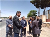 بازدید فرماندار شهرستان ری از پروژه تعریض و ایمن سازی جاده چرمشهر بخش فشافویه
