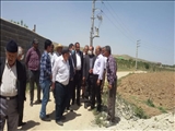 بازدید مدیر امور منابع آب دماوند از چاه های کشاورزی روستای تاسکین آبسرد<br/>