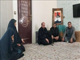 دیدار استاندار تهران با خانواده شهید قاضی خانی در قرچک 