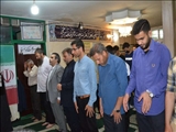 ديدار شهردار و اعضای شوراي اسلامي شهر با نمازگزاران مسجد حضرت مهدی (عج) سرآسیاب<br/><br/>