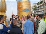 حضور وزیر کشور، استاندار تهران و ریس جمعیت هلال احمر کشور در مناطق سیل زده تهران