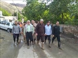 بازدید میدانی استاندار تهران از وضعیت سیل در روستای مزداران شهرستان فیروزکوه 