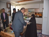 دیدار فرماندار پاکدشت با سه خانواده شهید