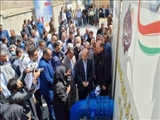 افتتاح خط انتقال آب از تصفیه خانه ششم تهران به شهر قدس با حضور وزیر نیرو و استاندار تهران