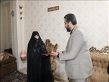  دیدار و تجلیل فرماندار قرچک از خانواده شهید کارمند
