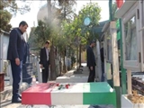 به مناسبت هفته دفاع مقدس/ تجدید میثاق با آرمان های امام راحل (ره) با حضور مسئولین دفتر مرکزی حراست و حراست های تابعه استان تهران