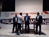  تجلیل از نفرات برتر مسابقات پرس سینه قدرتی با حضور فرماندار ملارد