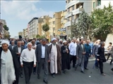 گزارش تصویری/راهپیمایی مردم  ملارد در محکومیت تروریستی جنایت شیراز