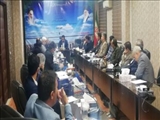 جلسه بررسی راهکارهای حل مشکلات تامین آب اراضی کشاورزی رباط کریم 