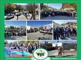 راهپیمایی باشکوه ۱۳ آبان در فیروزکوه