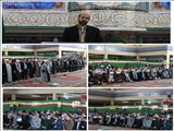 آیین نماز عبادی سیاسی جمعه شهر گلستان شهرستان بهارستان با حضور مدیرکل امنیتی استانداری تهران 