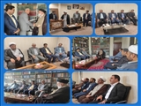 دیدار فرماندار شهرستان بهارستان با ائمه جمعه شهرستان بهارستان به مناسبت روز فرهنگ عمومی