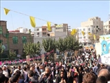 برگزاری راهپیمایی ۱۳ آبان در شهرستان قدس