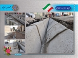 بهسازی آب‌روها برای هدایت آب‌های سطحی در شهرحسن آباد