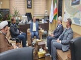 دیدار مدیرعامل آب وفاضلاب جنوب غربی استان تهران با فرماندار شهرستان رباط کریم
