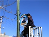 آغاز تعویض تابلو تمثال شهدا در فیروزکوه