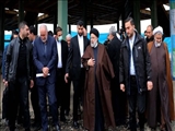 بازدید رئیس جمهور از پروژه پلی‌کلینیک نسیم‌شهر