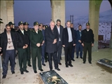 گلزار شهدای روستای گرمابسرد با حضور استاندار تهران غبارروبی شد