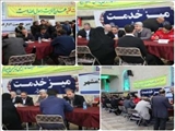 برپایی میز خدمت شهرداری اسلامشهر در مصلای نماز جمعه