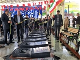 همزمان با ایام الله دهه فجر/ غبارروبی مزار شهدای شهرستان ملارد با حضور استاندار تهران