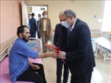 دیدار معاون امنیتی استاندار تهران با جانبازان اعصاب و روان بیمارستان میلاد شهریار