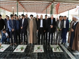 همزمان با ایام الله دهه فجر/ غبارروبی مزار شهدای شهرستان ورامین با حضور استاندار تهران