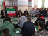 حضور فرماندار قدس در مدرسه شهید عالمی  
