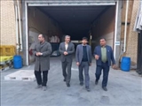 بازدید فرماندار ملارد از واحد بسته بندی در روستای یوسف آباد قوام