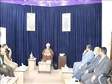 دیدار نوروزی فرماندار و جمعی از مسئولین با امام جمعه شهرستان قرچک