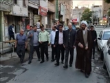 بازدید میدانی سرپرست معاونت سیاسی امنیتی و اجتماعی فرمانداری ملارد از نقاط مختلف شهر ملارد