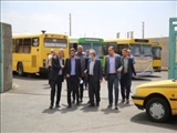 بازدید معاون عمرانی استاندار تهران از روند بازسازی و بازگشت اتوبوس های فرسوده اسلامشهر