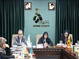 نشست صمیمانه رییس دانشگاه الزهرا با کارشناسان و رابطین روابط عمومی