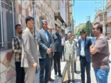بازدید فرماندار ملارد از پروژه بهسازی معابر شهرک جعفریه