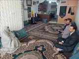 دیدار سرپرست فرمانداری ویژه ری با خانواده های معظم سادات شهید شهر حسن آباد