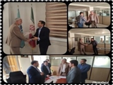 دیدار فرماندار بهارستان با رئیس و کارکنان  اداره تامین اجتماعی شهرستان به مناسبت هفته بهزیستی و تامین اجتماعی