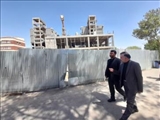 بازدید فرماندار ویژه شهرستان ورامین از روند ساخت بیمارستان جدید مفتح 