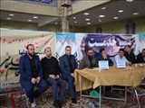 برپایی میز خدمت شهرداری اسلامشهر در مصلی نماز جمعه اسلامشهر