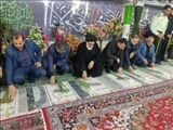 غبارروبی مزار شهدای ورامین در اولین روز هفته دولت