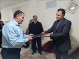 دیدار بخشدار مرکزی دماوند با خانواده شهید معصومی در روستای وادان
