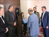 همزمان با هفته دفاع مقدس/ دیدار با خانواده شهدای شهر فرون آباد صورت پذیرفت