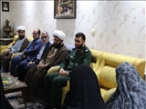 دیدار مسئولین شهرستان قدس با خانواده‌های معظم شهدا