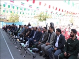  آئین بازگشایی مدارس در شهرستان قدس با حضور فرماندار