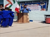 نواخته شدن زنگ بازگشایی مدارس در مدرسه پسرانه روستای ارمبویه با حضور بخشدار مرکزی شهرستان پاکدشت 