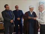دیدار مسئولان بخش شریف‌آباد با خانواده شهید معظم مسلم صادقی پیروز  